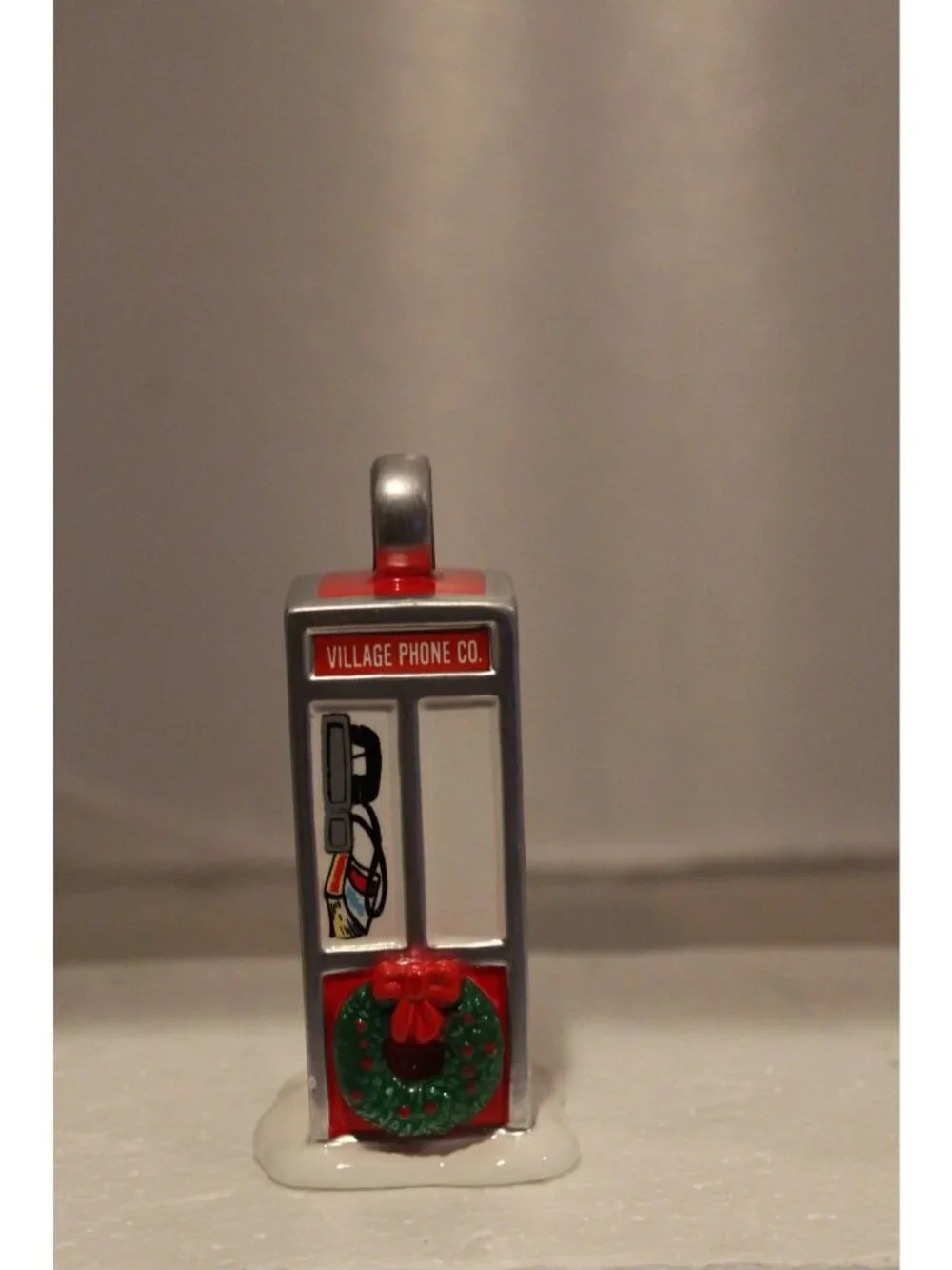 Dept 56 Snow Village - Village Phone Booth